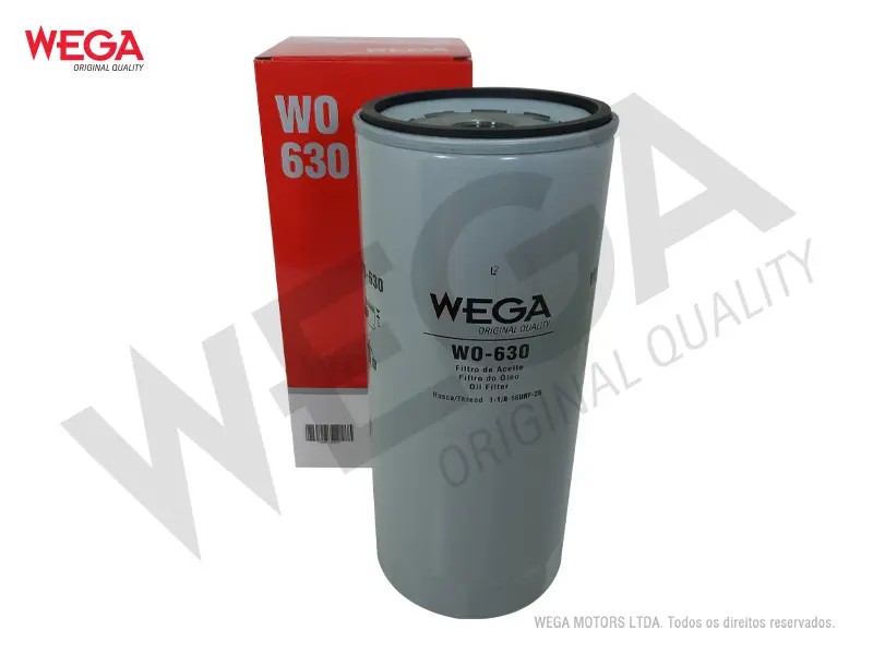 WO-630 – Filtro de aceite Wega blindado para Mercedes-Benz OM366 / OM352 / 1114 / 1518 (PSL417)(W11102/11)(W11102/4)(P554004)