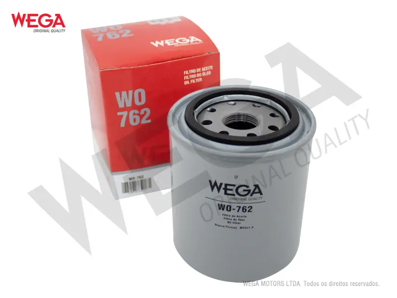 WO762 – Filtro de aceite Wega blindado para Scania Serie P/R/G con motores DC9 a DC16