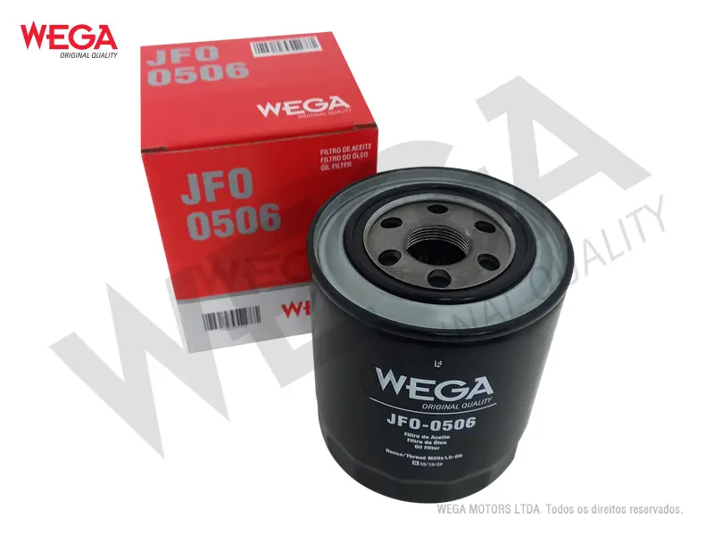 JFO-0506 – Filtro de aceite Wega blindado para Mitsubishi L200 / Hyundai H100 / Kia K2500