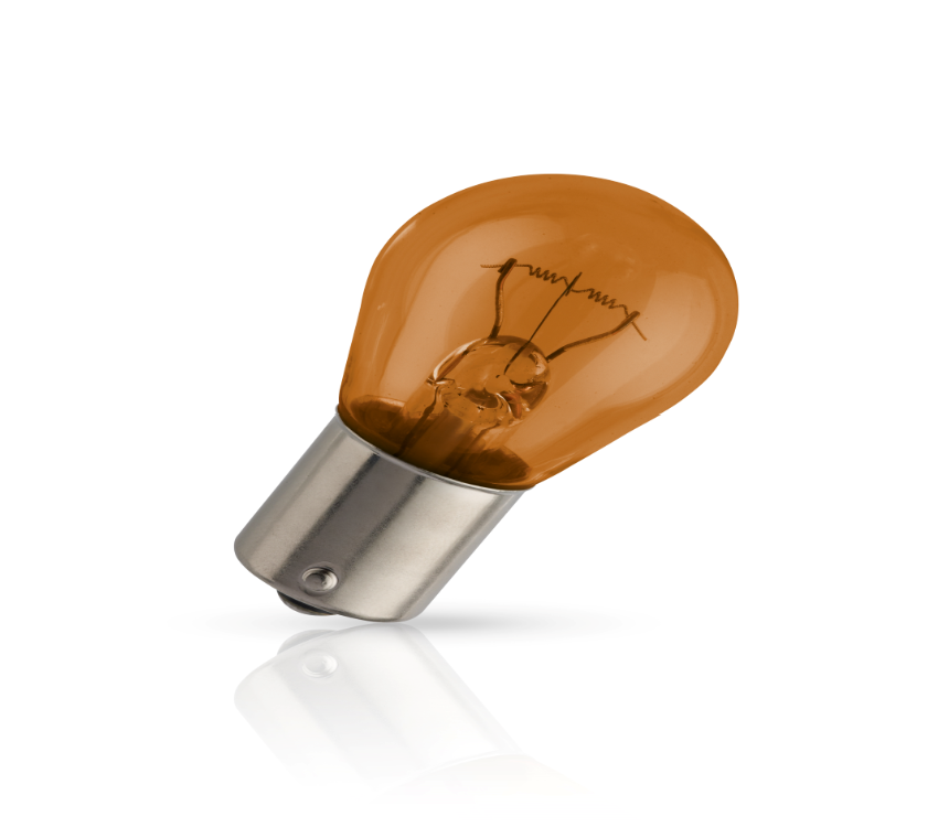 1 POLO - COLOR AMBAR - 24V 21W BAU15S