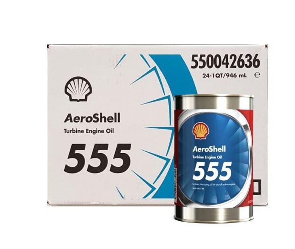 AEROSHELL TURBINE OIL 555 (24U - 1/4 GALON)
