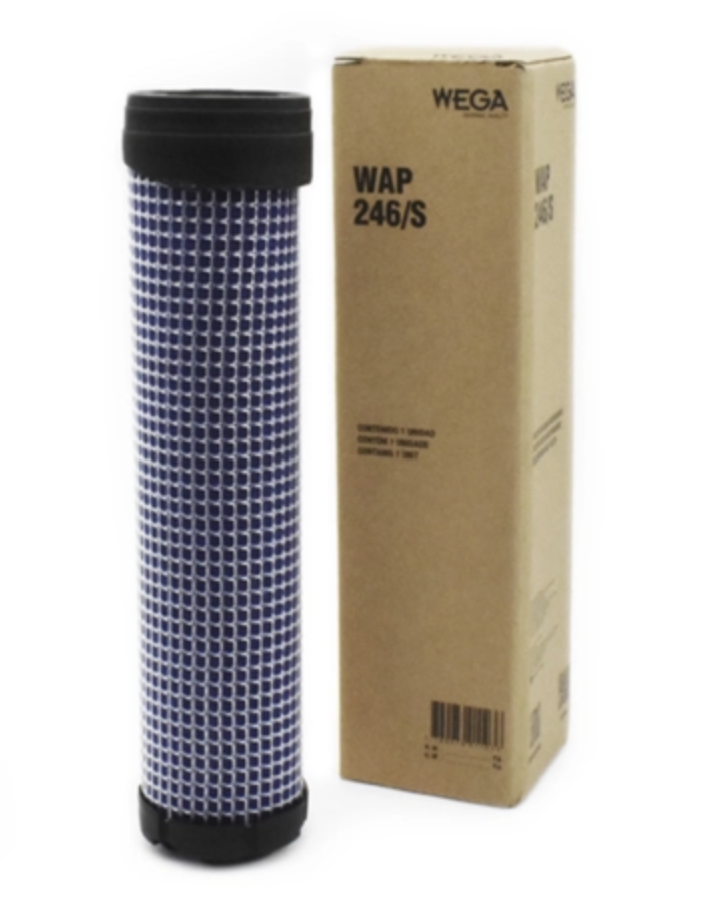 WAP-246/S – Filtro de aire secundario Wega para Bobcat Serie 2000/300/400/500 y Caterpillar Serie 300 (P822858)(6669548)(CF75/2)
