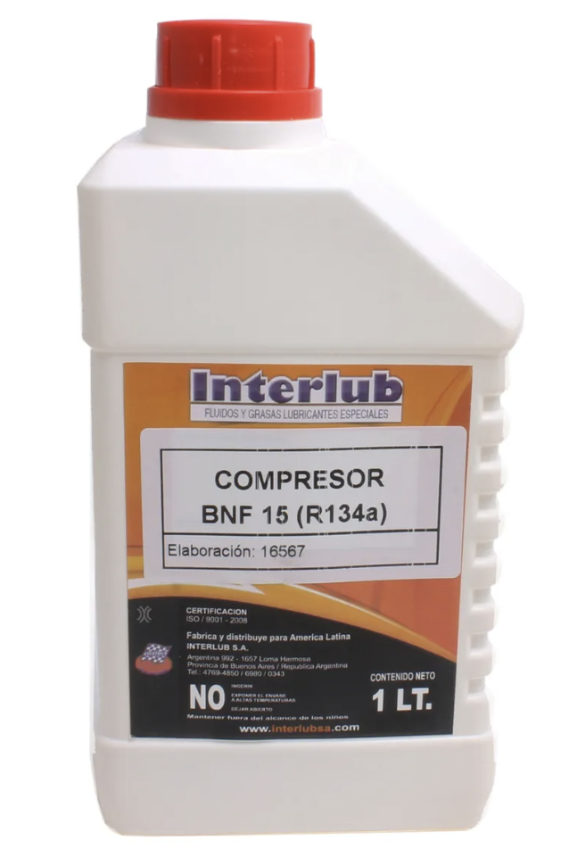 INTERLUB COMPRESOR R134/R410A BNF 15 - 1L