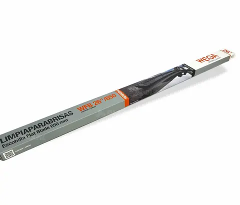 WFB26 – Escobilla delantera Wega Flat Blade 650 mm para Peugeot 208 Toyota Etios Mercedes Sprinter