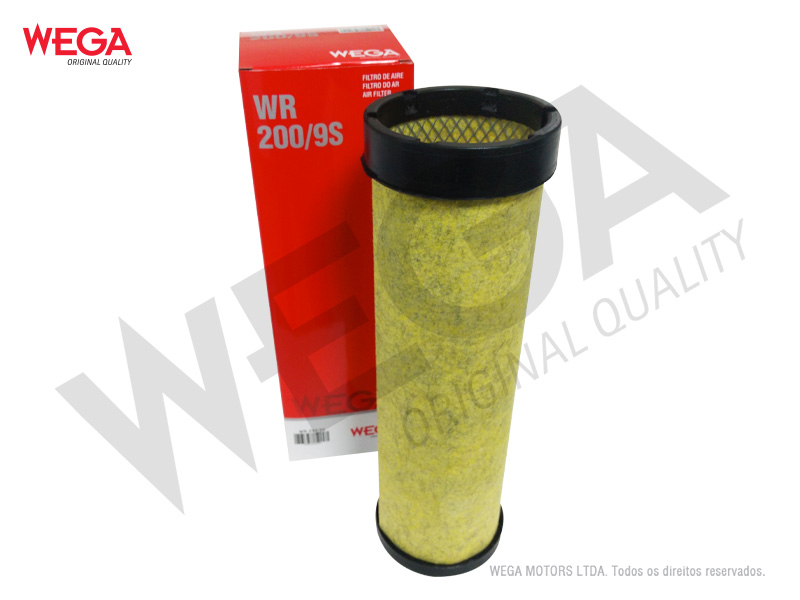 WR-200/9S – Filtro secundario Wega para Agrale Serie 2000 (P782107)(CF600/1)