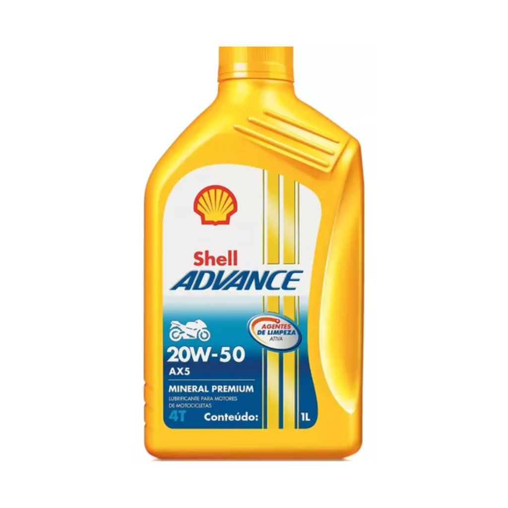 SHELL ADVANCE 4T AX5 20W50 SL/MA - 1L (L62563)