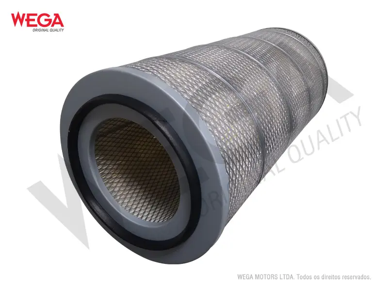 WAP-165 – Filtro de aire Wega primario para MB 1633 / Scania BR / Volvo A25 / New Holland TX / Zanello / Randon (P181137)(C24650/1)