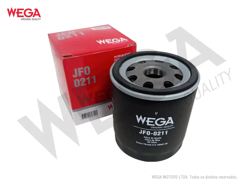 JFO-0211 – Filtro de aceite Wega blindado para Toyota Hilux / Lexus ES / Suzuki Sidekick (PH3614)(W712/83)(P550335)(JX0706A3)(90915YZZD2)(90915YZZD200)
