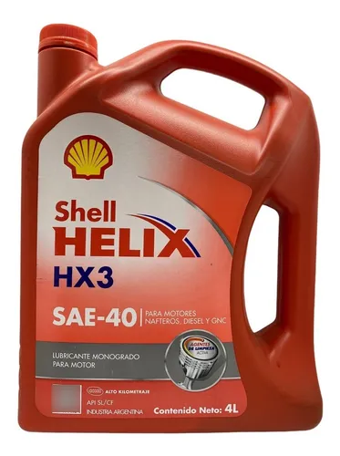 SHELL HELIX HX3 SAE40  4X4LTS (L60793)