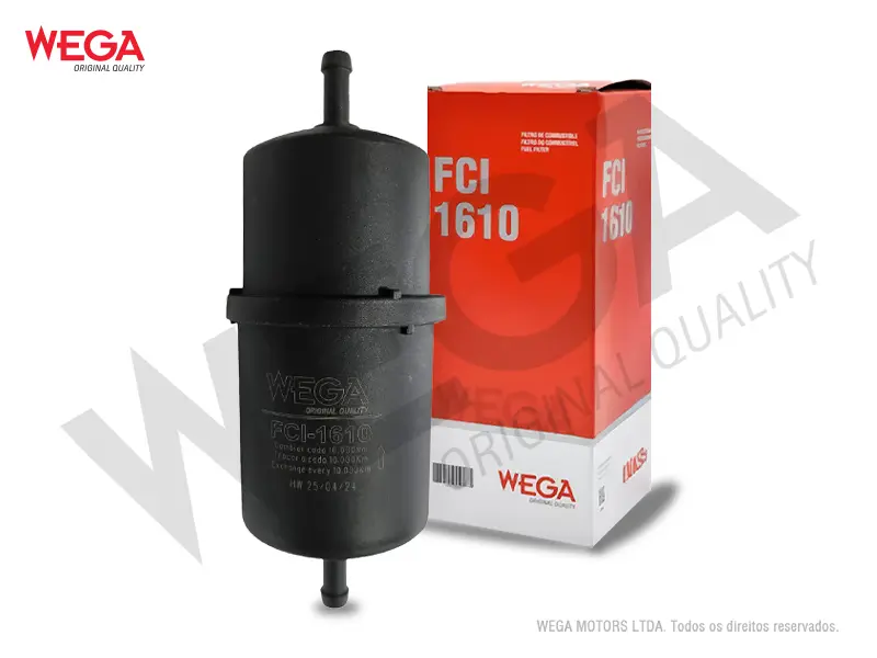 FCI1610 – Filtro combustible Wega para Fiat Uno/Fiorino/Tipo