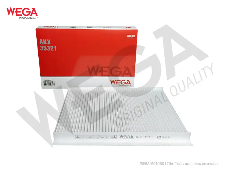 AKX35321 – Filtro cabina Wega sin carbón para Fiat Palio/Siena/Idea/Strada