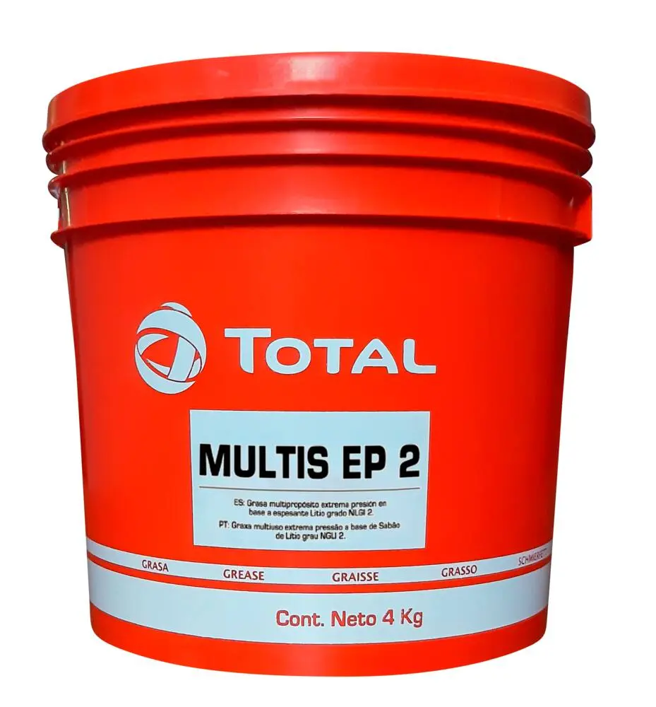 TOTAL MULTIS EP 2 X4KG GRASA DE LITIO MULTIPROPÓSITO EXTREMA PRESIÓN