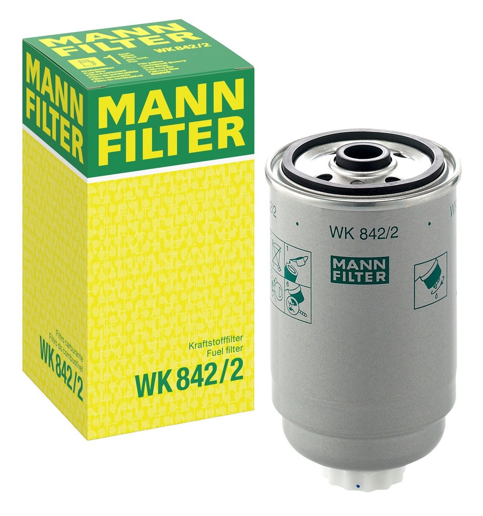 FILTRO COMBUSTIBLE MANN (WK842/2)(FS19773)(P550248)