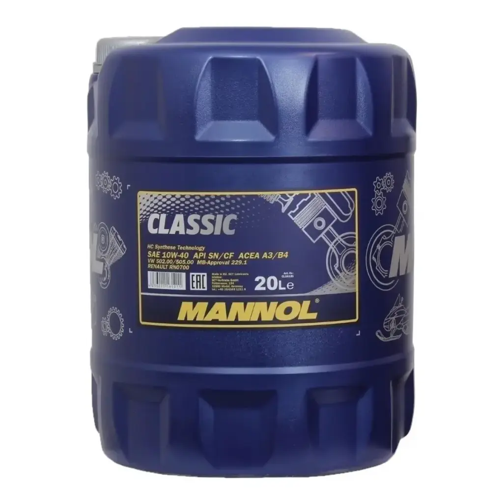 MANNOL 7501 CLASSIC 10W40 - 20L SEMI SINTÉTICO