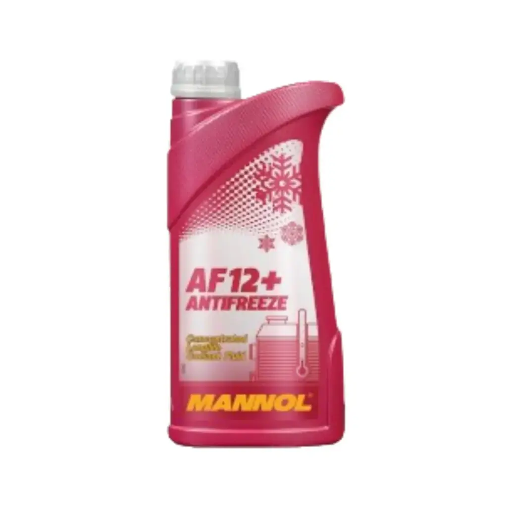 MANNOL REFRIGERANTE ANTIFREEZE AF12+ ROJO - 1L (CONCENTRADO)