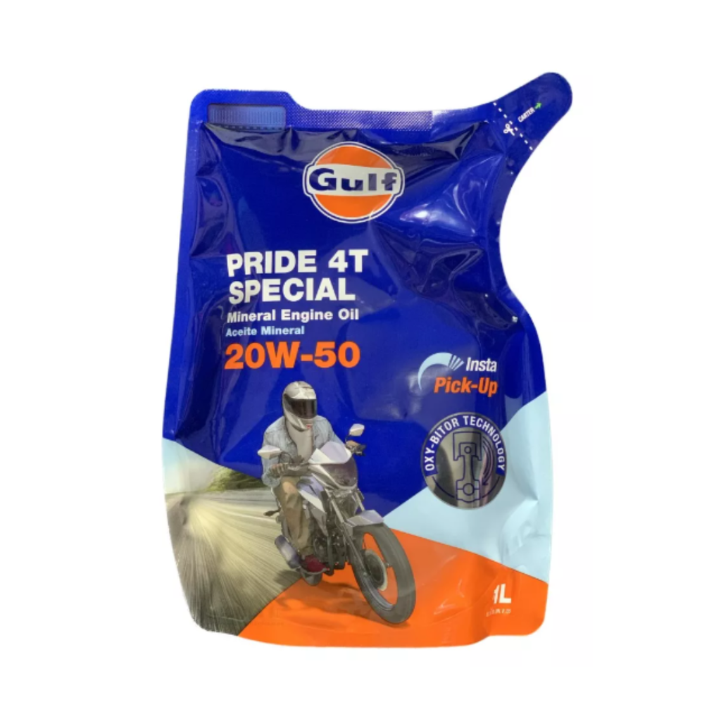 GULF PRIDE 4T SPECIAL 20W50 DOY PACK - 1L