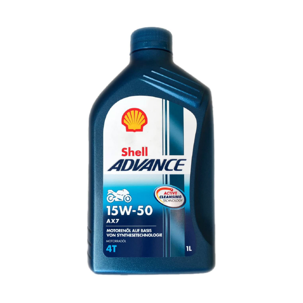 SHELL ADVANCE 4T AX7 15W-50 (SM/MA2) X1L (L62433)