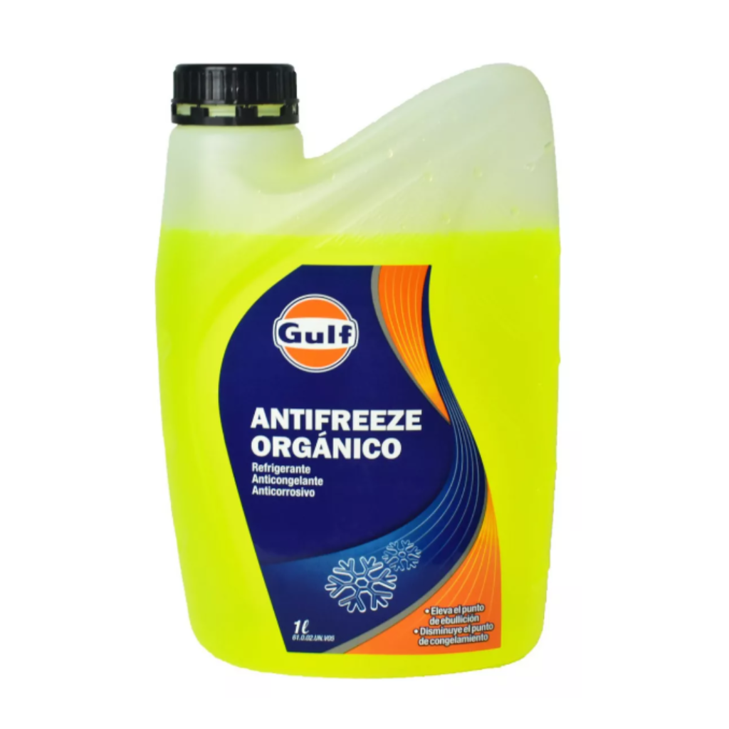 GULF ANTIFREEZE ORG. AMARILLO - 1L