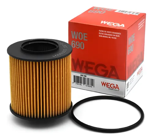 WOE-690 – Filtro de aceite Wega refil para VW Golf / Audi A3 / Seat Ibiza / Leon 1.6 / 2.0 TSI