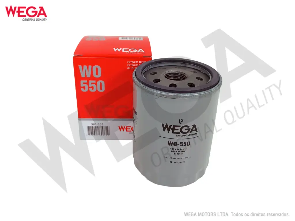 WO-550 – Filtro de aceite Wega blindado para Land Rover Freelander / Rover 75 / Chevrolet Avalanche (W 713/15)