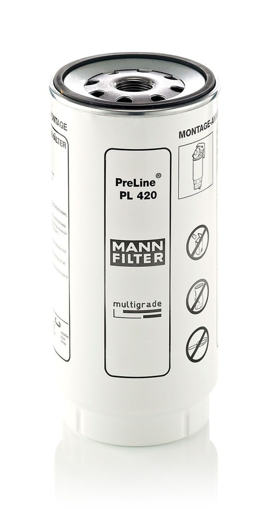 FILTRO DE COMBUSTIBLE MANN PL420X (P550778)