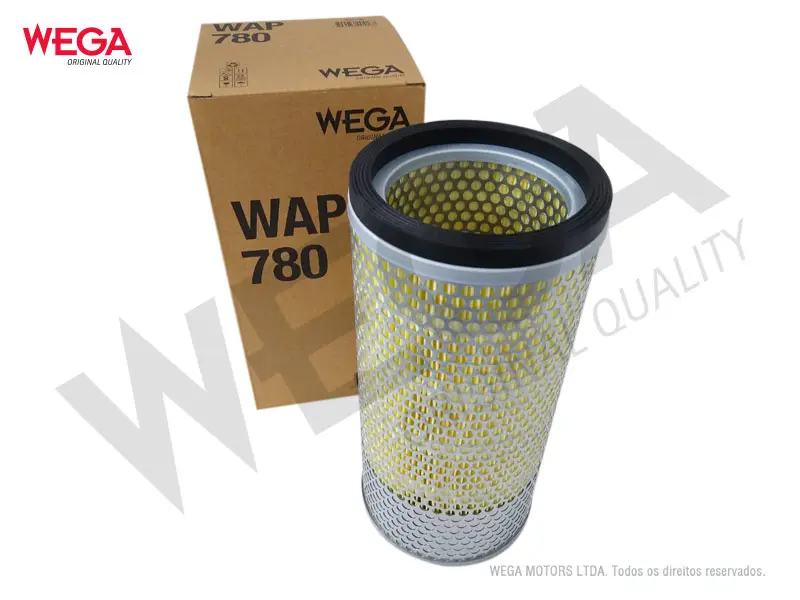 WAP-780 – Filtro de aire Wega primario para autoelevador Wecan CPCD30G 3 Ton motor 490BPG (K1326A0000)