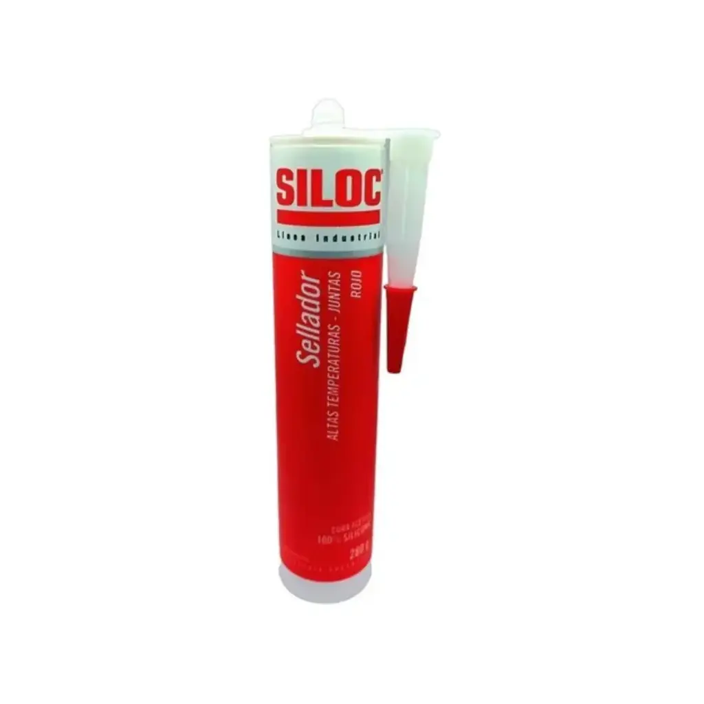 SILOC SELLADOR ALTAS TEMPERETURAS - JUNTAS 100% SILICONA CARTUCHO X280G