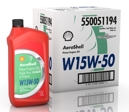 AEROSHELL OIL W15W-50 6 x 1/4 GALON