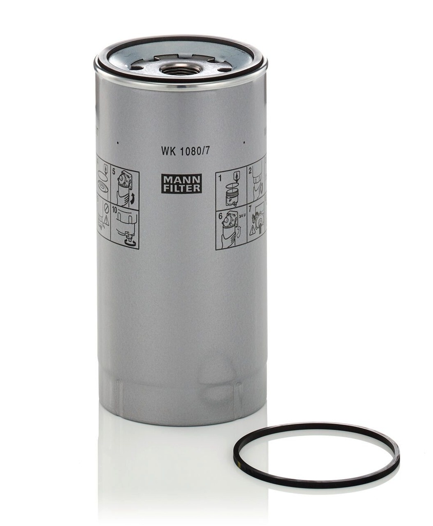FILTRO DE COMBUSTIBLE MANN (WK1080/7x)(P955606)(11110683)(4395037)
