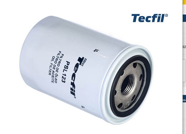 FILTRO ACEITE TECFIL (W940/18)(PH2842)(LF654)