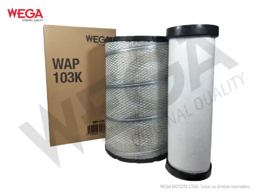 [WAP103K] CONJUNTO DE FILTROS DE AIRE FORD CARGO 1722E 1831E WAP103K