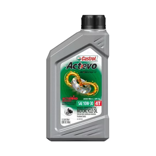 [810300000291] CASTROL ACTEVO 4T 10W30 - 1L