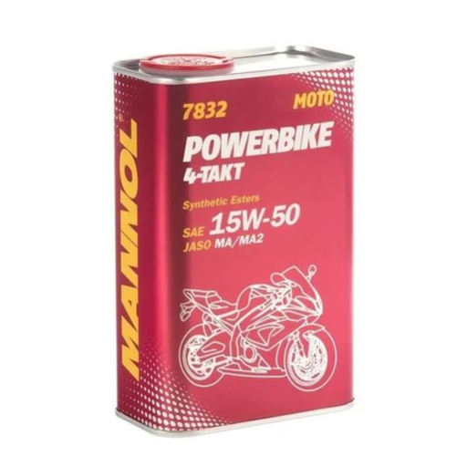[MN7832-1ME] MANNOL 4T POWERBIKE 15W-50 ESTER - 1L (LATA)