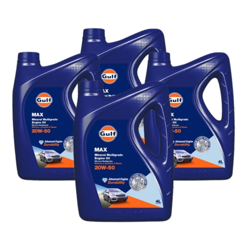 [01.1.15.42C] GULF MAX 20W50 - 4L (CAJA 4U)
