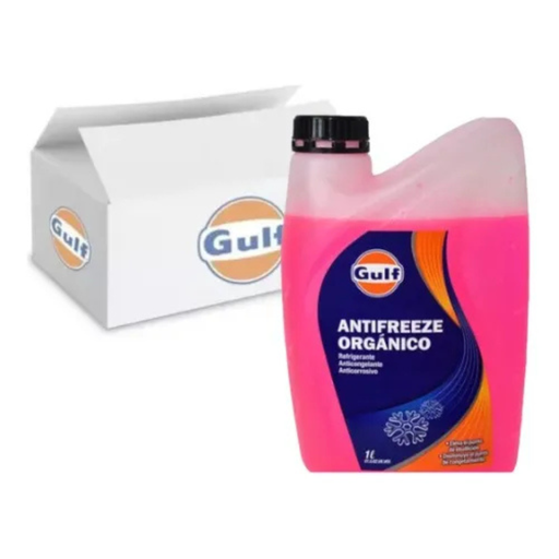 [01.5.31.41C] GULF ANTIFREEZE ORG.ROJO - 1L (CAJA 12U)
