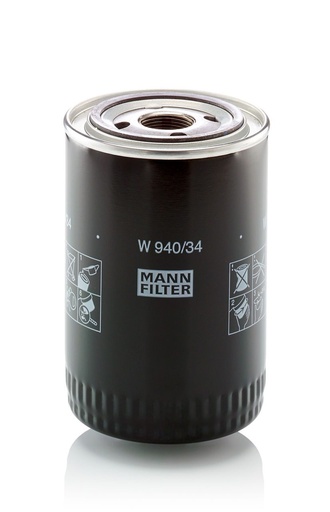 [W 940/34] FILTRO DE ACEITE MANN W940/34 (P558616)