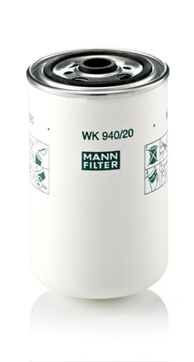 [WK 940/20] FILTRO COMBUSTIBLE MANN (WK940/20)(P550004)(FF5737)
