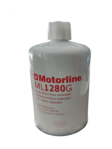[ML1280G] FILTRO COMBUSTIBLE MOTORLINE (FS1280)(P551329)