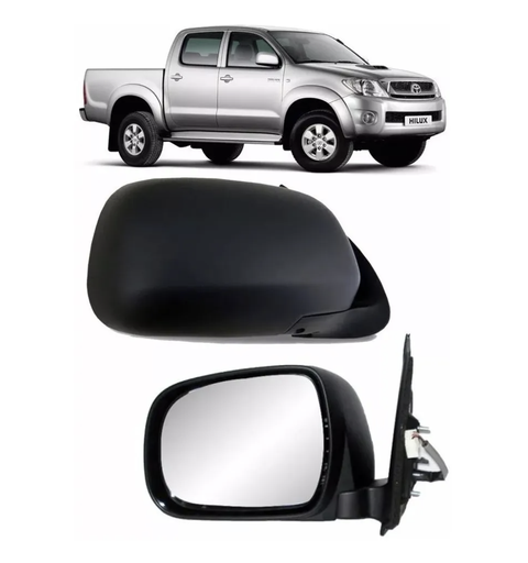 [17298/12D] Espejo exterior Toyota Hilux 05/08 Electrico color negro