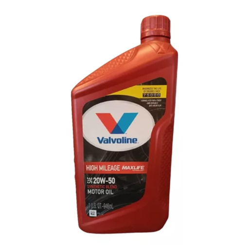 [06VA229] VALVOLINE HIGH MILEAGE MAX LIFE 20W50 - 0,946L