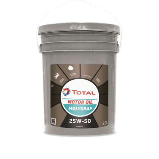 [218301] TOTAL MOTOR OIL MOLYGRAF 25W50 - 20L