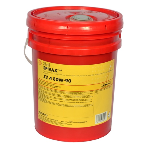 [L60187] SHELL SPIRAX S2 A 80W90 X20L (L60187)