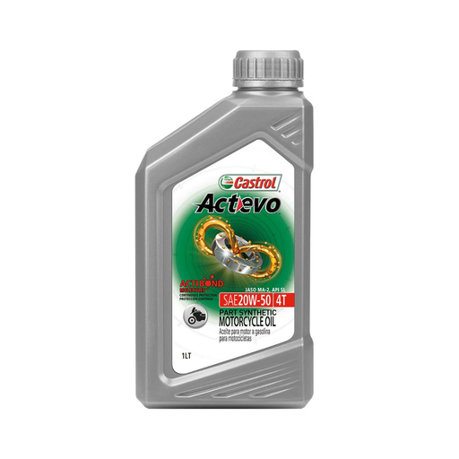 [810300001122] CASTROL ACTEVO 4T 20W50 X 1 LT SEMI SINTÉTICO