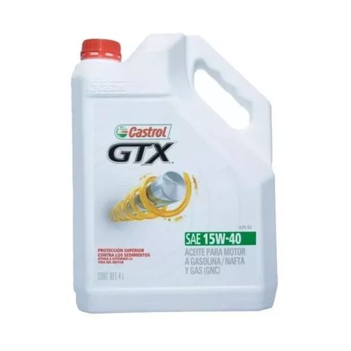 [810300000525] CASTROL GTX 15W40 - 4L (NAFTA/GAS/OIL)