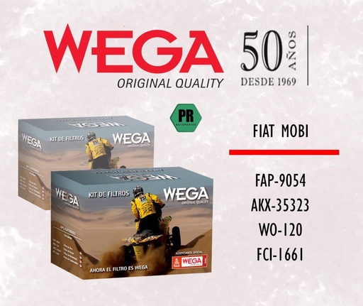 [KIT MOBI] KIT FIAT MOBI (FAP9054 AKX35323 WO120 FCI1661)