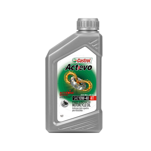[810300000685] CASTROL ACTEVO 4T 10W40 PART SYN - 1L